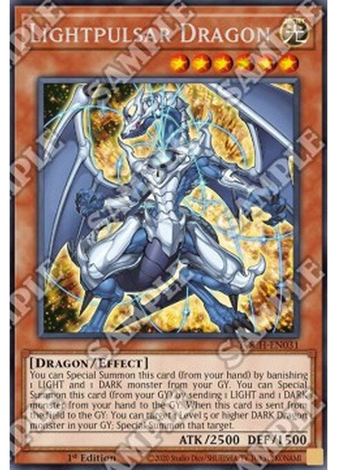 Lightpulsar Dragon — Toon Chaos (TOCH-031) Yu-Gi-Oh! card Main image