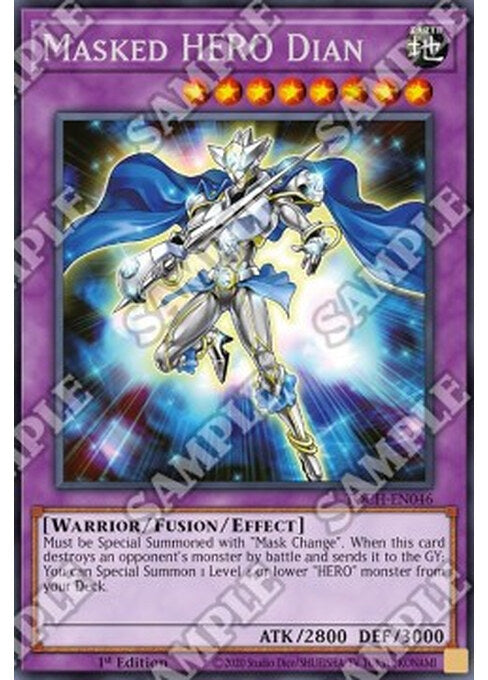 Masked HERO Dian — Toon Chaos (TOCH-046) Yu-Gi-Oh! card Main image
