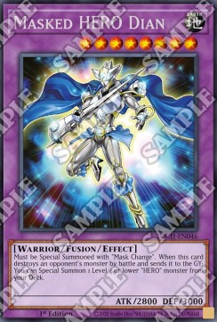 Masked HERO Dian - Toon Chaos (Rare) [TOCH-046] Hover Image