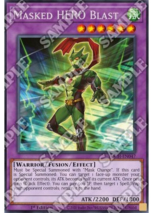 Masked HERO Blast — Toon Chaos (TOCH-047) Yu-Gi-Oh! card Main image