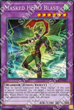 Masked HERO Blast - Toon Chaos (Rare) [TOCH-047] Hover Image