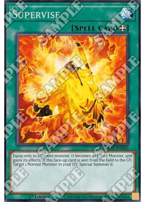 Supervise — Toon Chaos (TOCH-055) Yu-Gi-Oh! card Imagen principal del producto