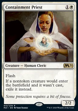 Containment Priest - Core 2021 (Rare) [M21-13] Main image
