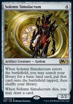 Solemn Simulacrum - Core 2021 (Rare) [M21-239] Main image