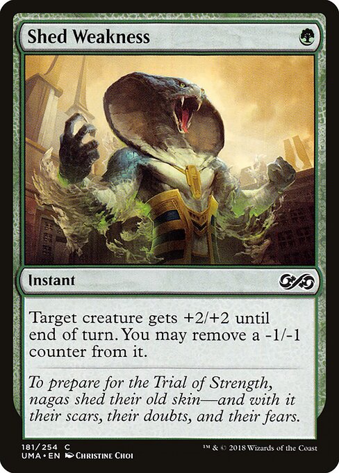 Shed Weakness – Ultimate Masters (UMA-181) Magic: The Gathering card | LC-REM-20260804-15909429510476-467d9e99-5624-44ac-ab33-c4ebb338e6bf