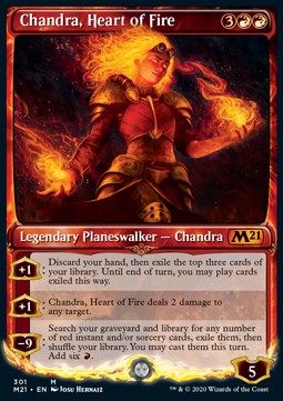 Chandra, Heart of Fire (V.2) - Core 2021: Extras (Mythic) [XM21-301] Immagine principale del prodotto