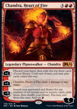 Chandra, Heart of Fire - Core 2021 (Mythic) [M21-135] Hover Image