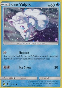 Alolan Vulpix - Guardians Rising (Promo) [GRI-21a] Hover Image