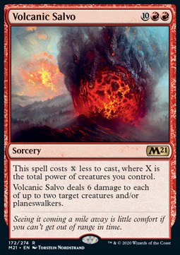 Volcanic Salvo - Core 2021 (Rare) [M21-172] Main image
