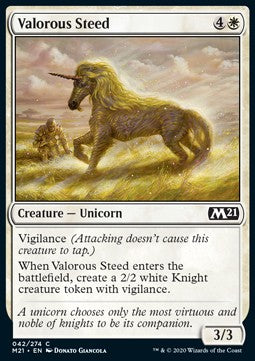 Valorous Steed - Core 2021 (Common) [M21-42] Immagine principale del prodotto
