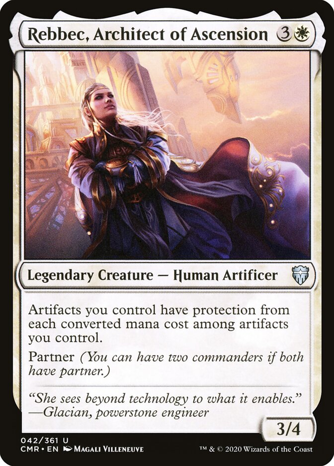 Magic-kaart Rebbec, Architect of Ascension CMR-42 uit Commander Legends (Uncommon)