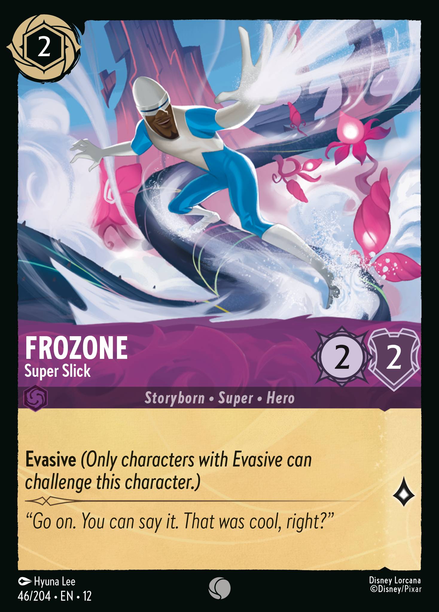 Frozone - Super Slick — Wilds Unknown (12WIL-46) Disney Lorcana card Imagen principal del producto
