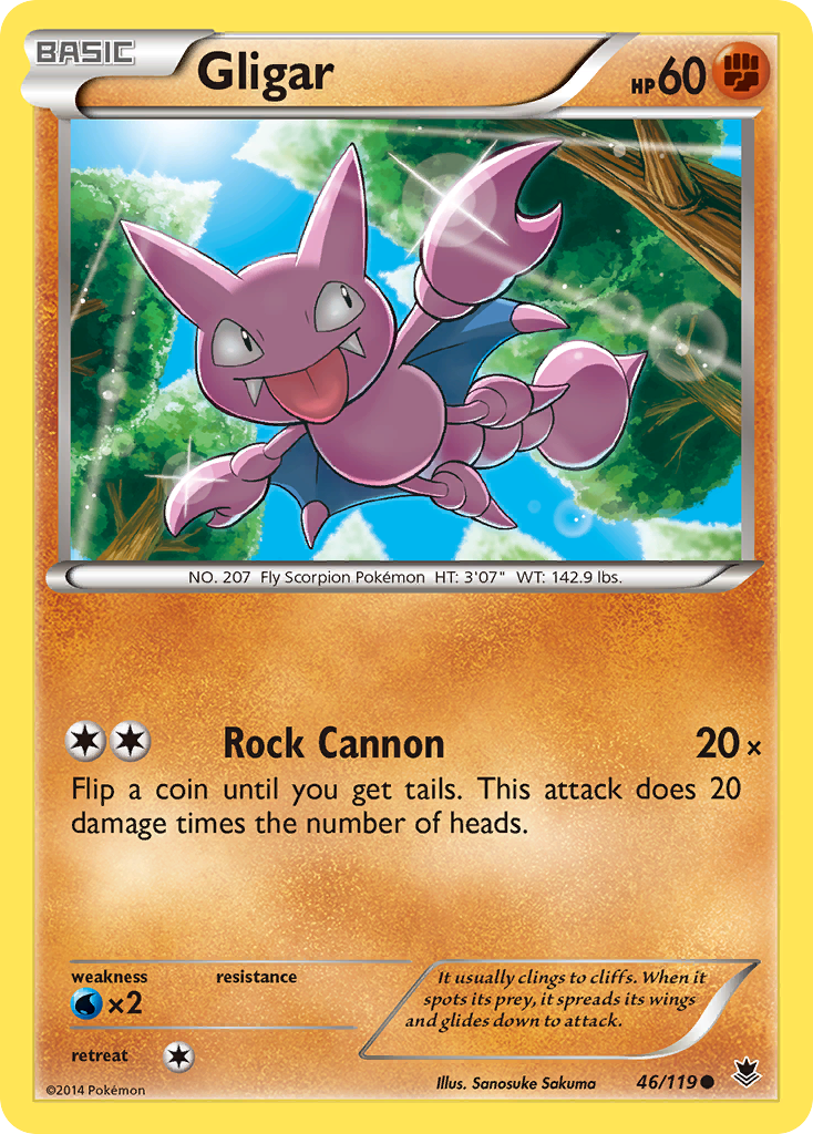 Gligar – Phantom Forces 46 – Pokémon TCG single card Image principale du produit