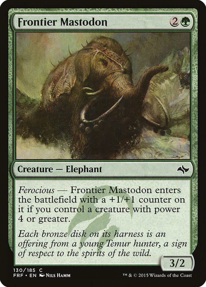 Frontier Mastodon - Fate Reforged (Common) [FRF-130] Main image