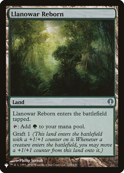 Llanowar Reborn – The List (PLST-ARC-129) Magic: The Gathering card | LC-REM-20260804-15151526216012-46e61667-d104-44b9-b1d1-75f3d5c949fe