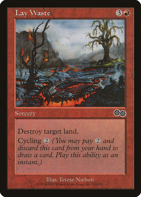 Lay Waste – Urza's Saga (USG-201) Magic: The Gathering card