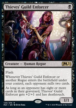 Thieves' Guild Enforcer - Core 2021 (Rare) [M21-125] Hover Image