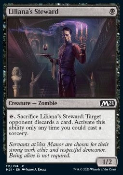 Liliana's Steward - Core 2021 (Common) [M21-111] Immagine principale del prodotto