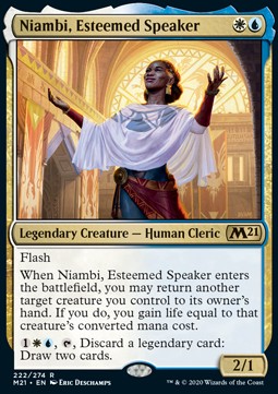 Niambi, Esteemed Speaker - Core 2021 (Rare) [M21-222] Main image