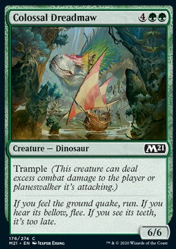Colossal Dreadmaw - Core 2021 (Common) [M21-176] Immagine principale del prodotto