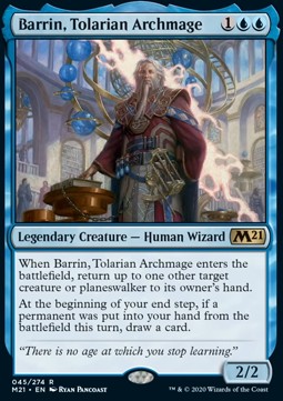 Barrin, Tolarian Archmage - Core 2021 (Rare) [M21-45] Immagine principale del prodotto