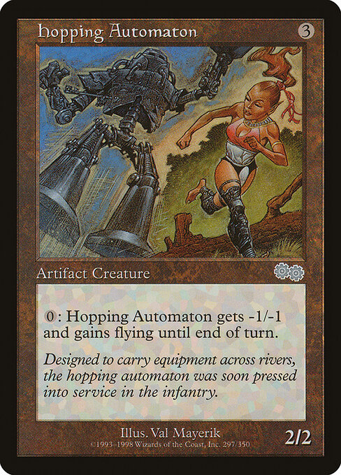 Hopping Automaton – Urza's Saga (USG-297) Magic: The Gathering card Imagen principal del producto