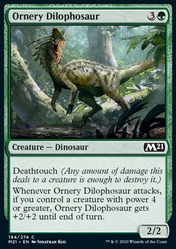 Ornery Dilophosaur - Core 2021 (Common) [M21-194] Immagine principale del prodotto
