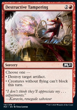 Destructive Tampering - Core 2021 (Common) [M21-141]