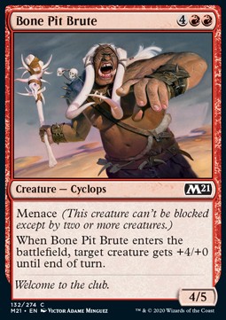Bone Pit Brute - Core 2021 (Common) [M21-132] Hauptbild