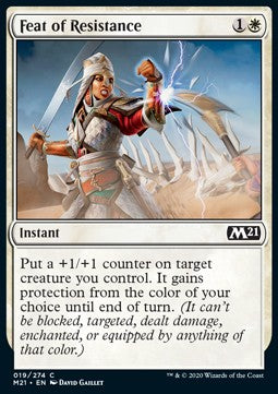 Feat of Resistance - Core 2021 (Common) [M21-19]