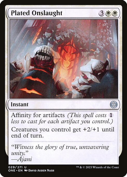Plated Onslaught – Phyrexia: All Will Be One (ONE-29) Magic: The Gathering card | LC-REM-20260804-15711439192396-472a635a-a581-4c00-89d6-464f30887944
