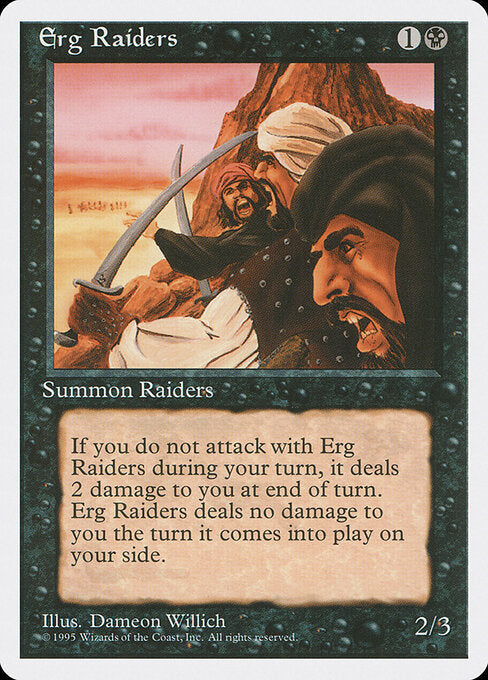 Erg Raiders – Fourth Edition (4ED-135) Magic: The Gathering card | LC-REM-20260804-15151755526476-472c83ff-66aa-485b-9ca7-aef8731de20a