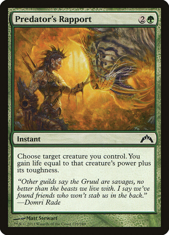 Predator's Rapport - Gatecrash (Common) [GTC-129]