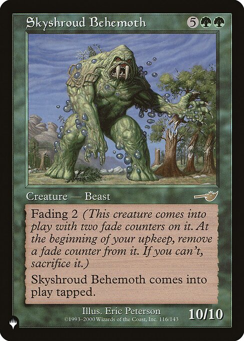 Skyshroud Behemoth – The List (PLST-NEM-116) Magic: The Gathering card | LC-REM-20260804-15151526412620-47657d4c-57ad-4c7e-ae61-6190fd270a64