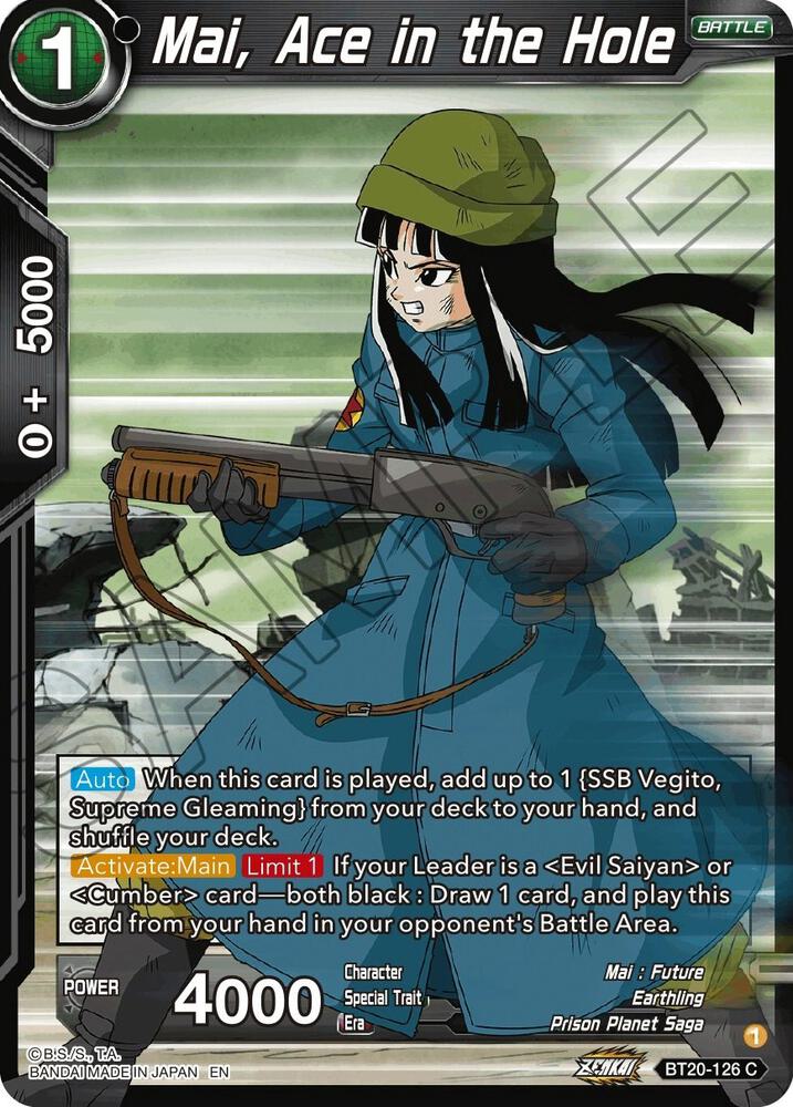 Mai, Ace in the Hole - Power Absorbed (Common) [BT20-126] — dragon-ball card