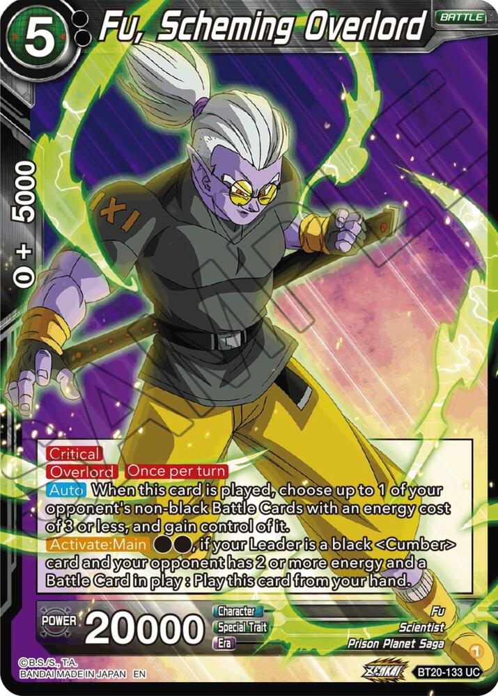 Fu, Scheming Overlord - Power Absorbed (Uncommon) [BT20-133] — dragon-ball card Main image