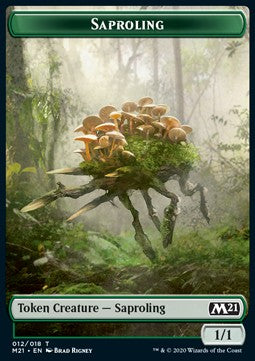 Saproling Token (Green 1/1) - Core 2021: Extras (Token) [XM21-T12] Immagine principale del prodotto
