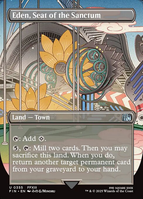 Eden, Seat of the Sanctum – Final Fantasy (FIN-355) Magic: The Gathering card | LC-REM-20260804-15543934320972-4786e79c-1e64-41bd-87f6-9a33110afa71