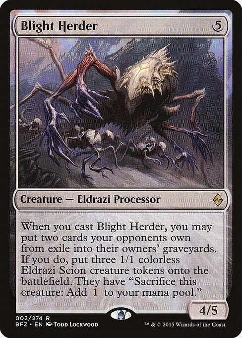 Blight Herder – Battle for Zendikar (BFZ-2) Magic: The Gathering card