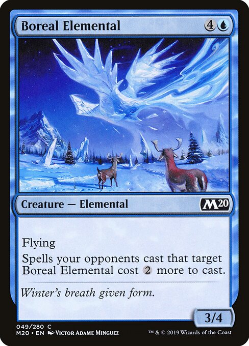 Boreal Elemental – Core 2020 (M20-49) Magic: The Gathering card