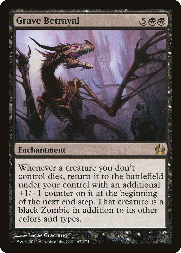 Grave Betrayal – Return to Ravnica 67 – Magic: The Gathering single card Hauptbild