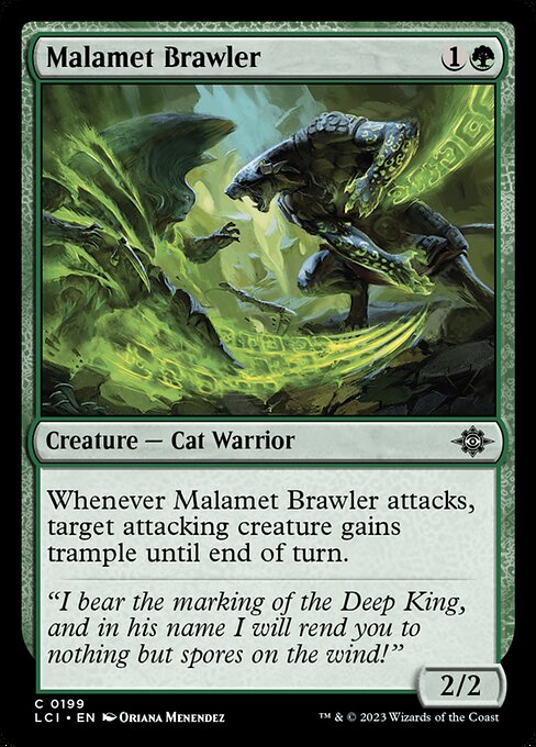Malamet Brawler – The Lost Caverns of Ixalan (LCI-199) Magic: The Gathering card Hauptbild