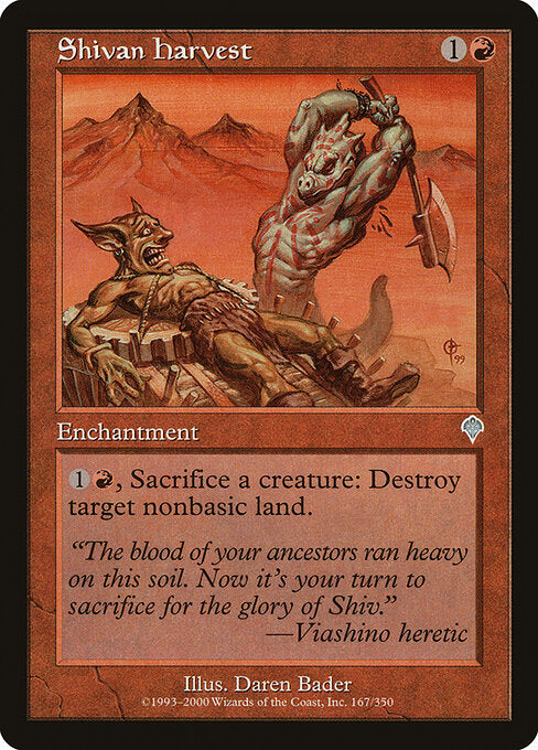 Shivan Harvest – Invasion (INV-167) Magic: The Gathering card | LC-REM-20260804-15526063112524-47dbd765-d7ea-4181-bd22-5c749ad081af