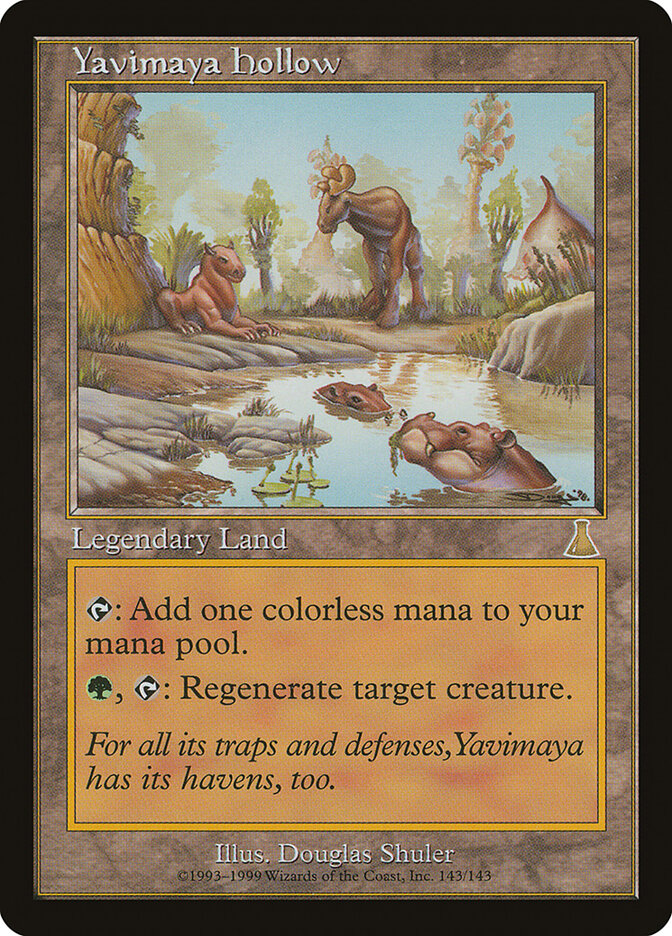Magic-kaart Yavimaya Hollow UDS-143 uit Urza's Destiny (Rare) Hoofdafbeelding