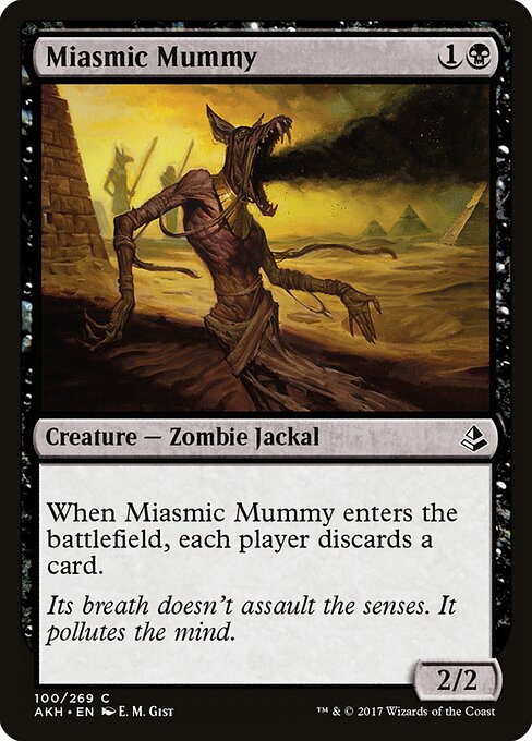 Miasmic Mummy – Amonkhet (AKH-100) Magic: The Gathering card
