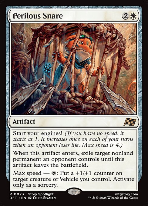 Perilous Snare – Aetherdrift (DFT-23) Magic: The Gathering card Imagen principal del producto