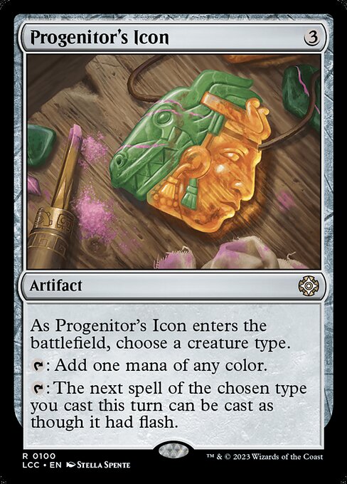 Progenitor's Icon – Commander: The Lost Caverns of Ixalan (LCC-100) Magic: The Gathering card