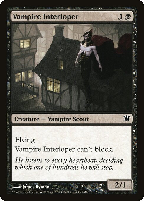 Vampire Interloper – Innistrad (ISD-123) Magic: The Gathering card | LC-REM-20260804-15151508357452-48105c2e-ee36-4117-b56b-3440298da995