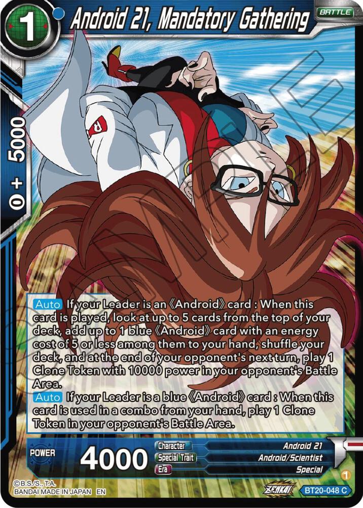 Android 21, Mandatory Gathering (V.1 - Common) - Power Absorbed (Common) [BT20-048] — dragon-ball card