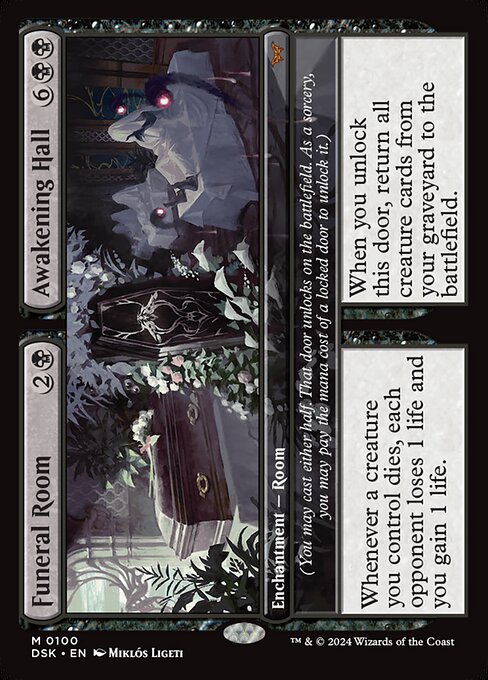Funeral Room // Awakening Hall – Duskmourn: House of Horror (DSK-100) Magic: The Gathering card | LC-REM-20260804-15523473850700-48237c98-5067-47a8-af74-7b9bce57c6a4